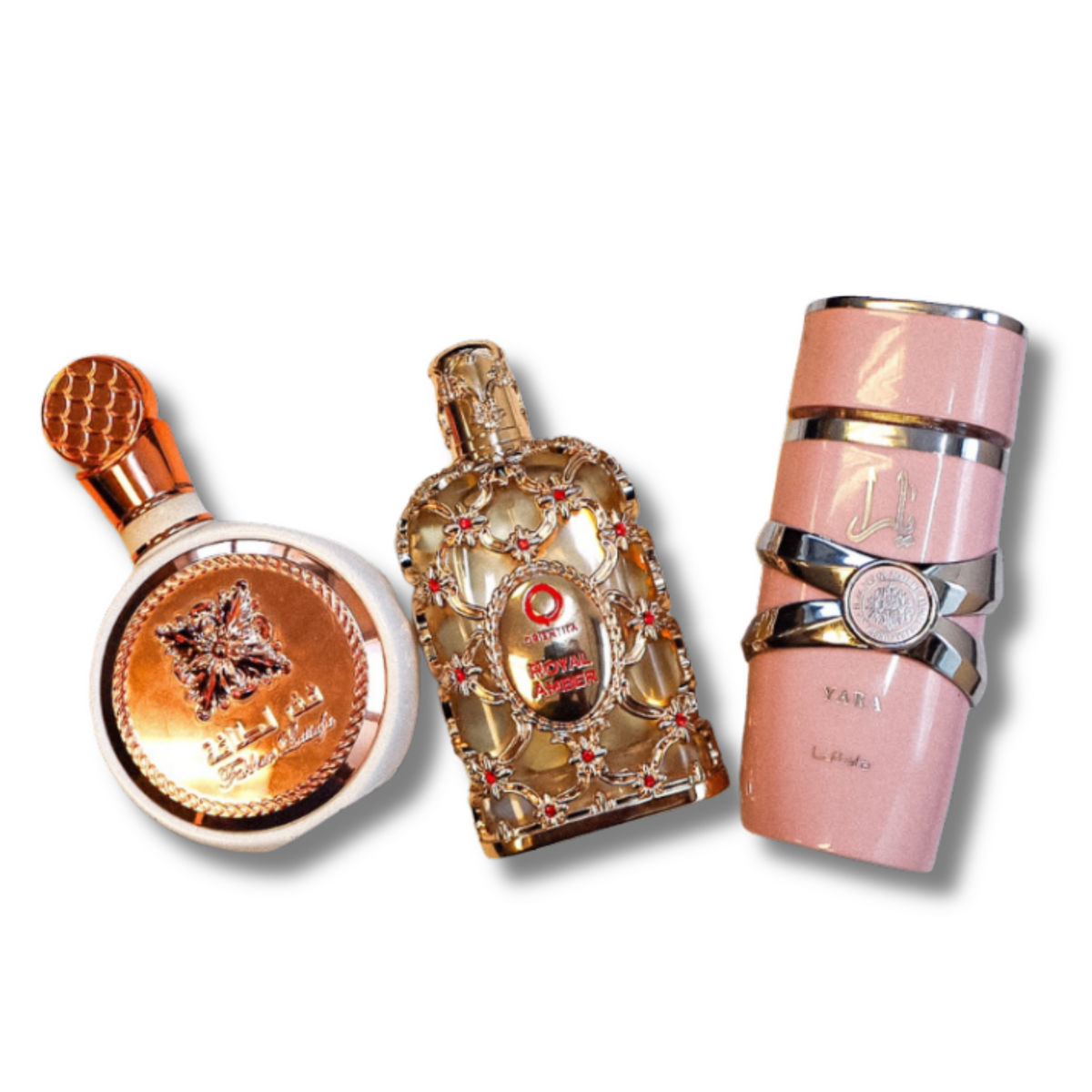 3-Piece Fragrance Set — Yara, Fakhar & Royal Amber