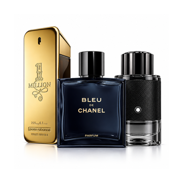 3-Piece Fragrance Set — One Million, Bleu de Chanel & Explorer Extreme
