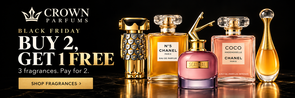 Crown Parfums Black Friday — Buy 2, Get 1 Free