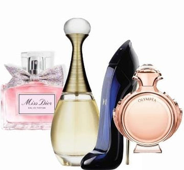 4-Piece Fragrance Set — Miss Dior, J'adore, Good Girl & Olympéa